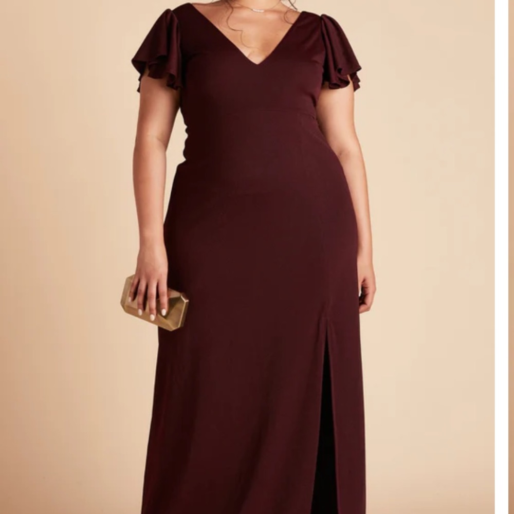 Birdy Grey HANNAH DRESS CREPE CABERNET